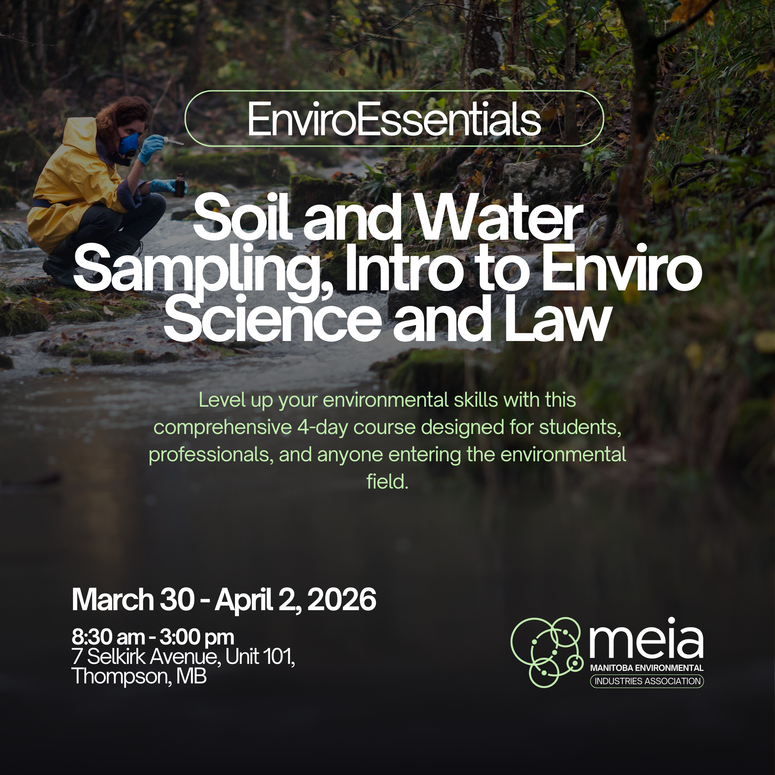 EnviroEssentials: Soil and Water Sampling, Intro to Enviro Science and Law