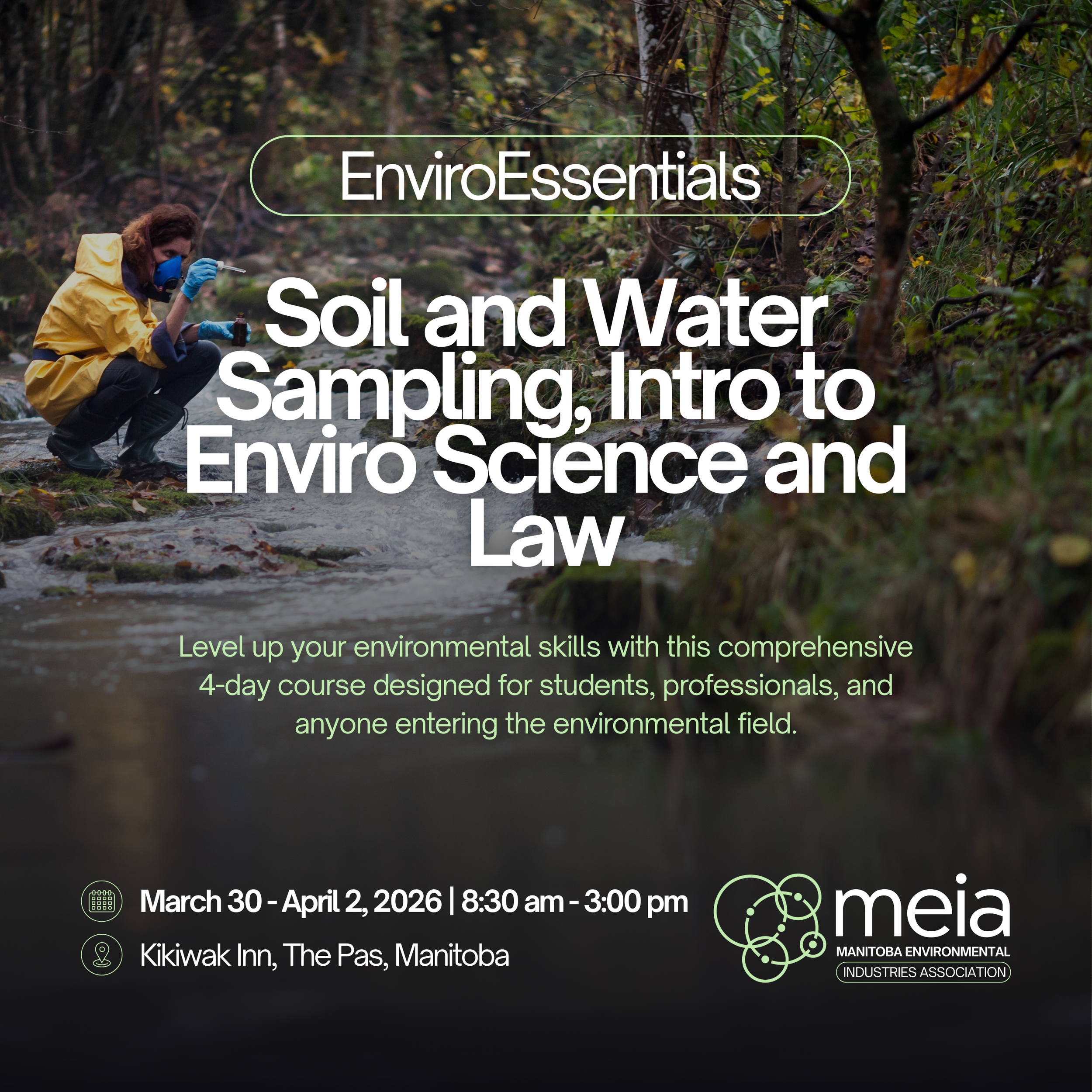 EnviroEssentials: Soil and Water Sampling, Intro to Enviro Science and Law
