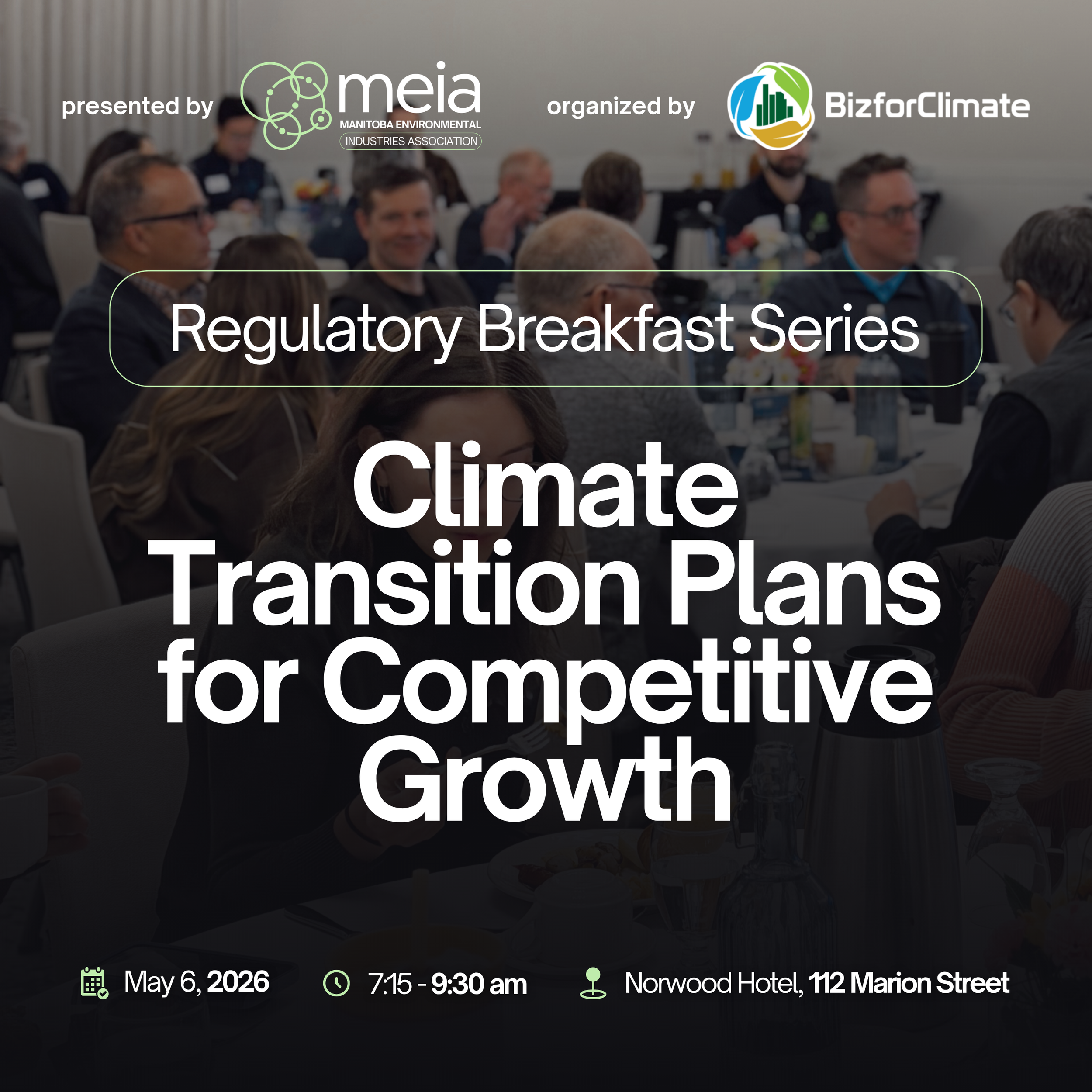MEIA Breakfast Series: Climate Transition Plans for Competitive Growth