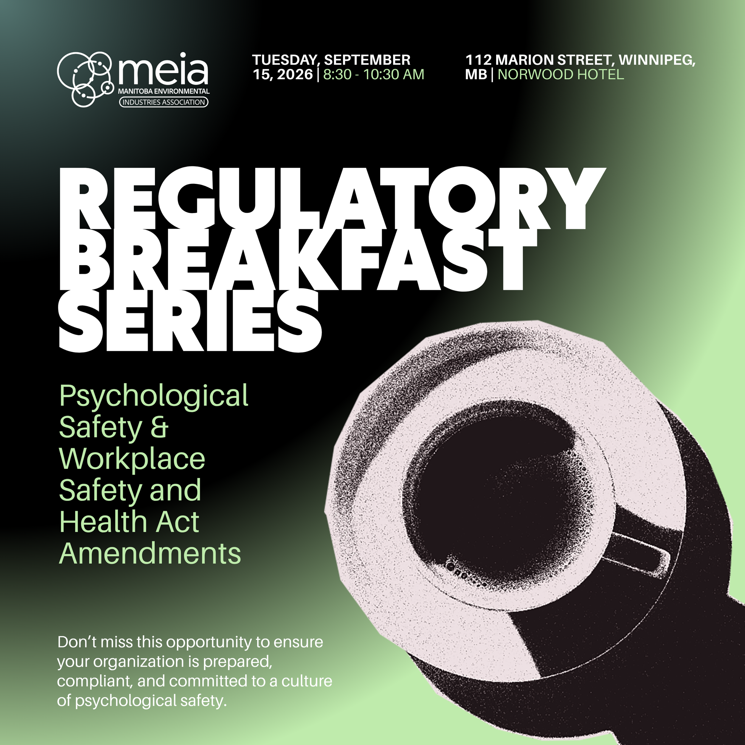 Regulatory Breakfast Series: Psychological Safety & Workplace Safety and Health Act Amendments