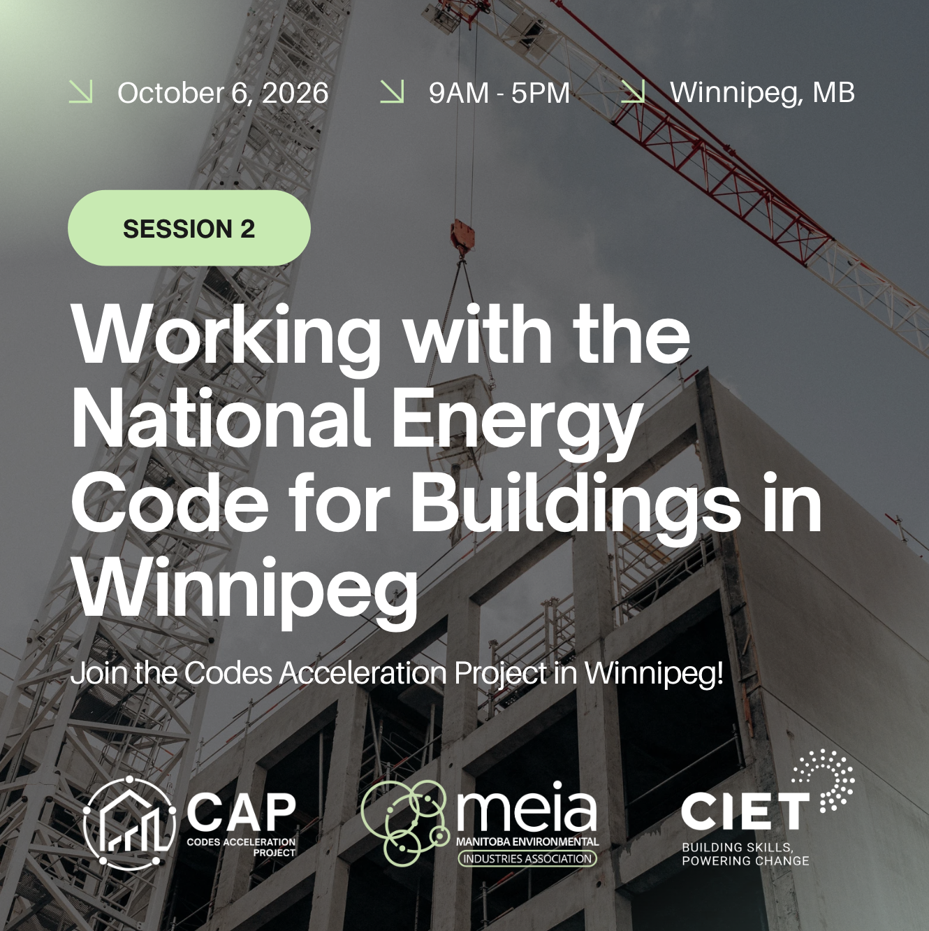 Working with the National Energy Code for Buildings in Winnipeg - Session 2