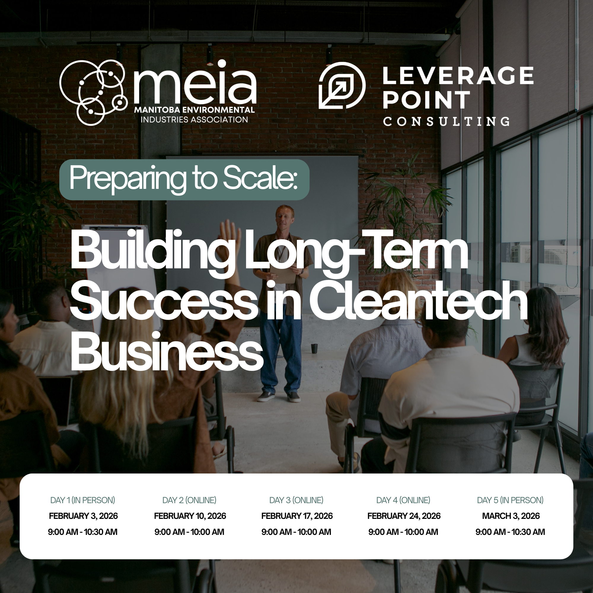 Preparing to Scale: Building Long-Term Success in Cleantech Business