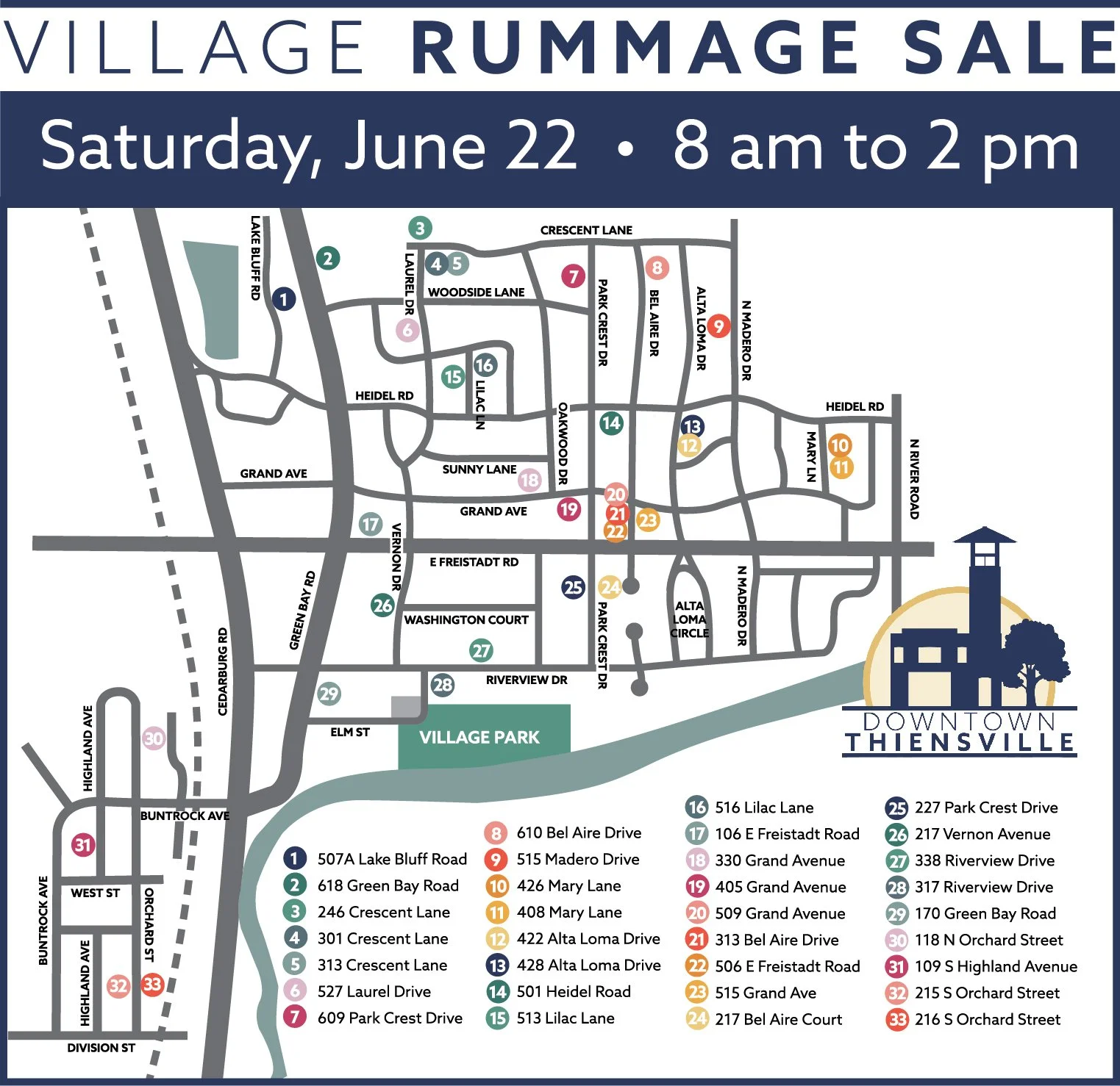 Thiensville Village Rummage Sale — DOWNTOWN THIENSVILLE