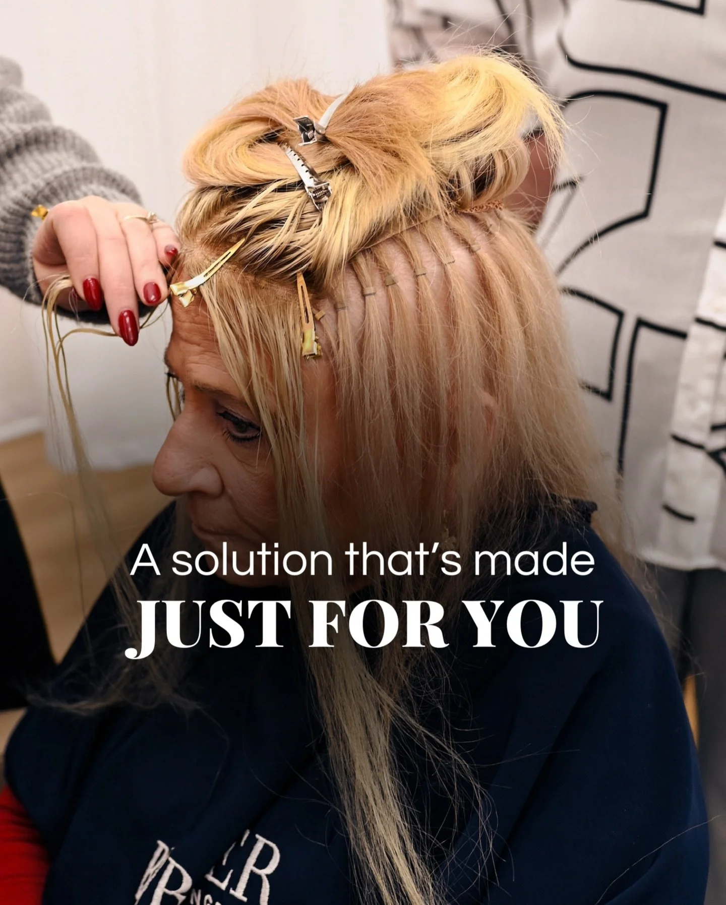 Sometimes change starts not with new hair, but with a new way of seeing yourself.
We created this carousel to show that the right solution for your hair is always individual. Every story has its own path, its own needs, and its own perfect outcome.

