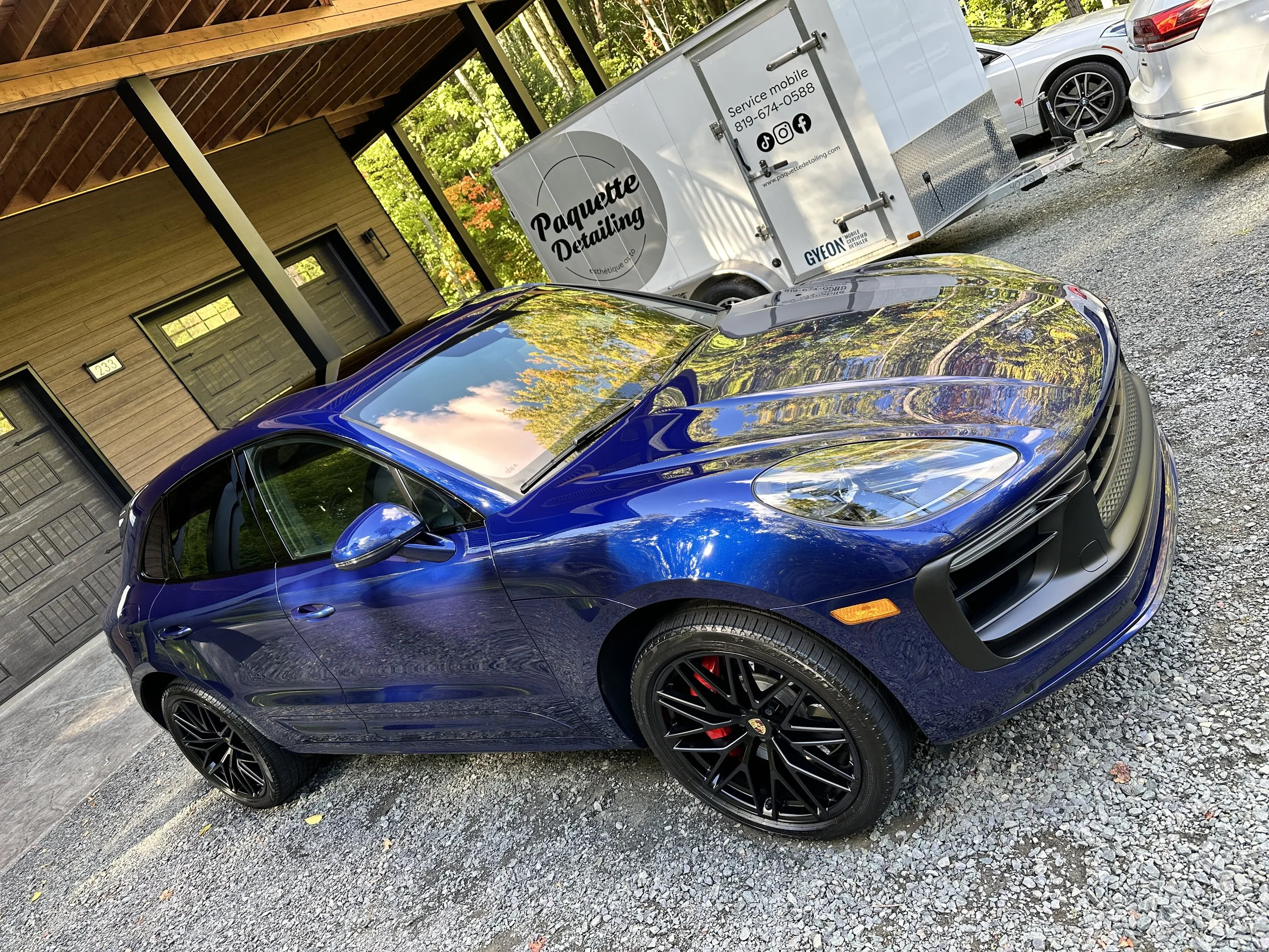 porsche macan gas paquette detailing