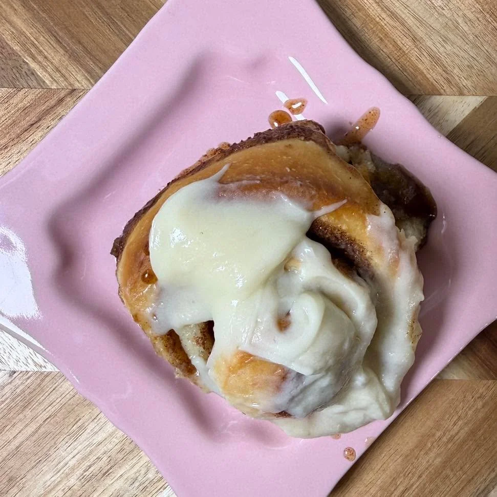 If you haven&rsquo;t had our Cinnamon Rolls, you are missing out! All flavors of our sweet rolls are baked in a complimentary-flavored caramel sauce and topped with a tangy, cream cheese icing. 

If cream cheese or cinnamon aren&rsquo;t your thing, e