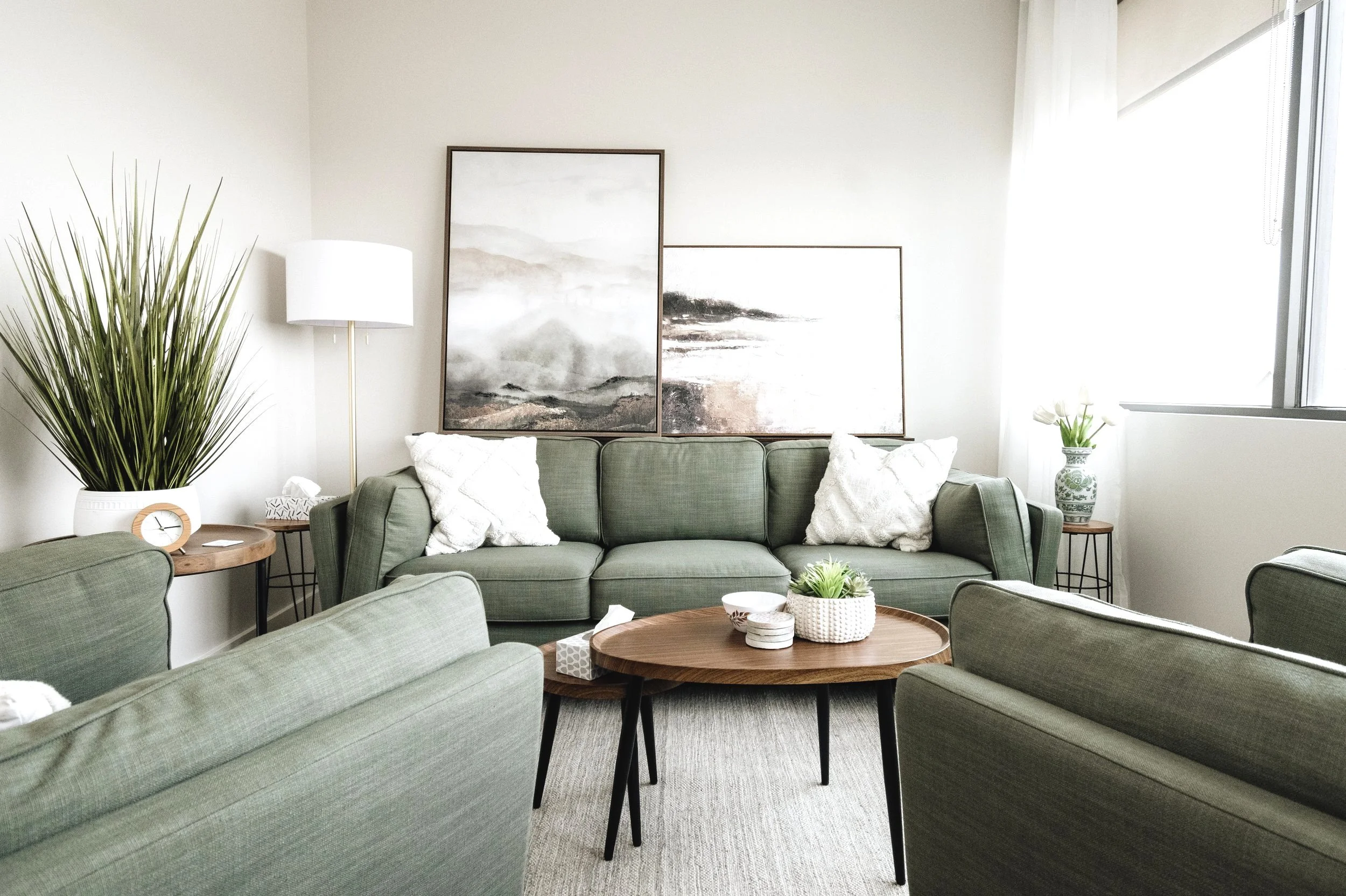 Couples therapy room at Stillwater Therapy in Fort McMurray