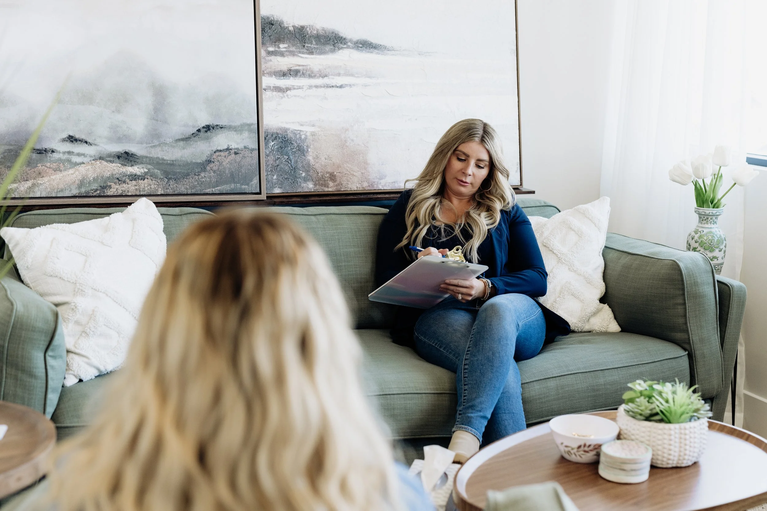 Individual counselling room at Stillwater Therapy in Fort McMurray