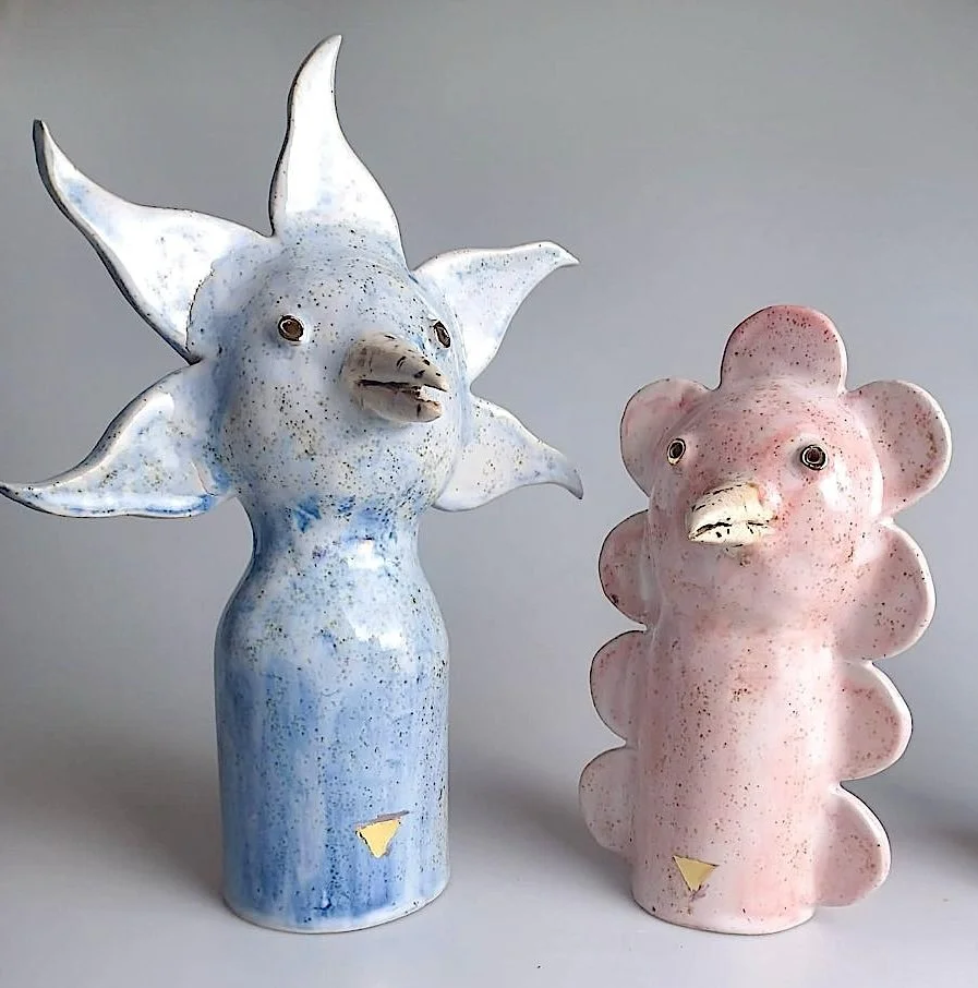 Freckles 2.
Stoneware, Ilmenite, glaze, lustre