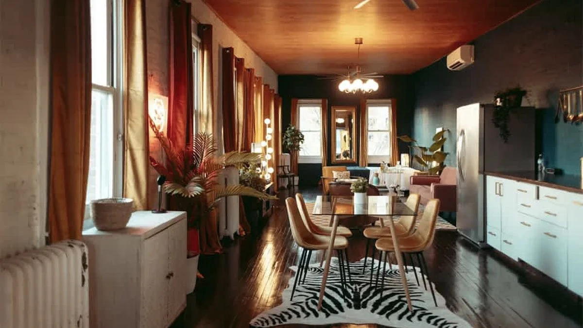 Interior of the Baltimore studio