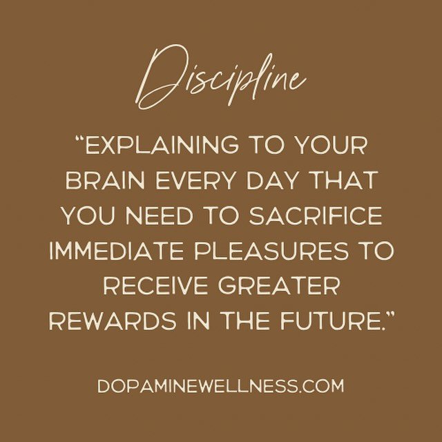 What is discipline? 

Discipline is having a bedtime routine. Discipline is staying off your phone, silencing your notifications and not wasting precious time scrolling. 
Discipline is being aware of your thoughts and aligning each one with your high