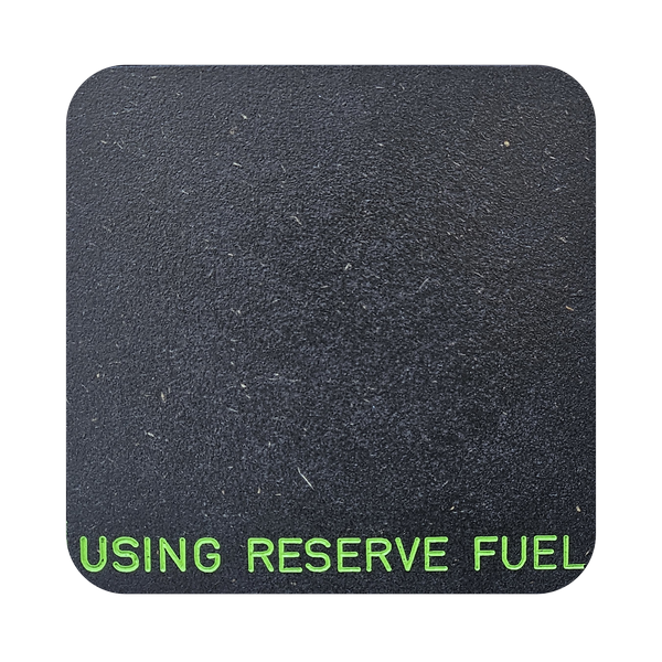 USING RESERVE FUEL