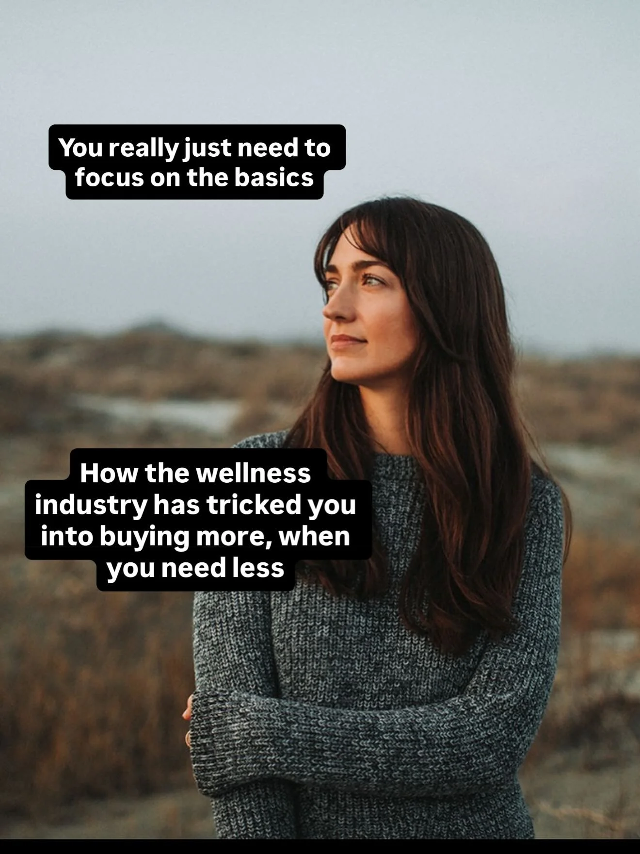 The wellness industry loves to make you feel like you’re one supplement, gadget, or cleanse away from being “healthy.” Because if you feel like you’re not enough, you’ll keep buying.
But here’s the truth 👉 health