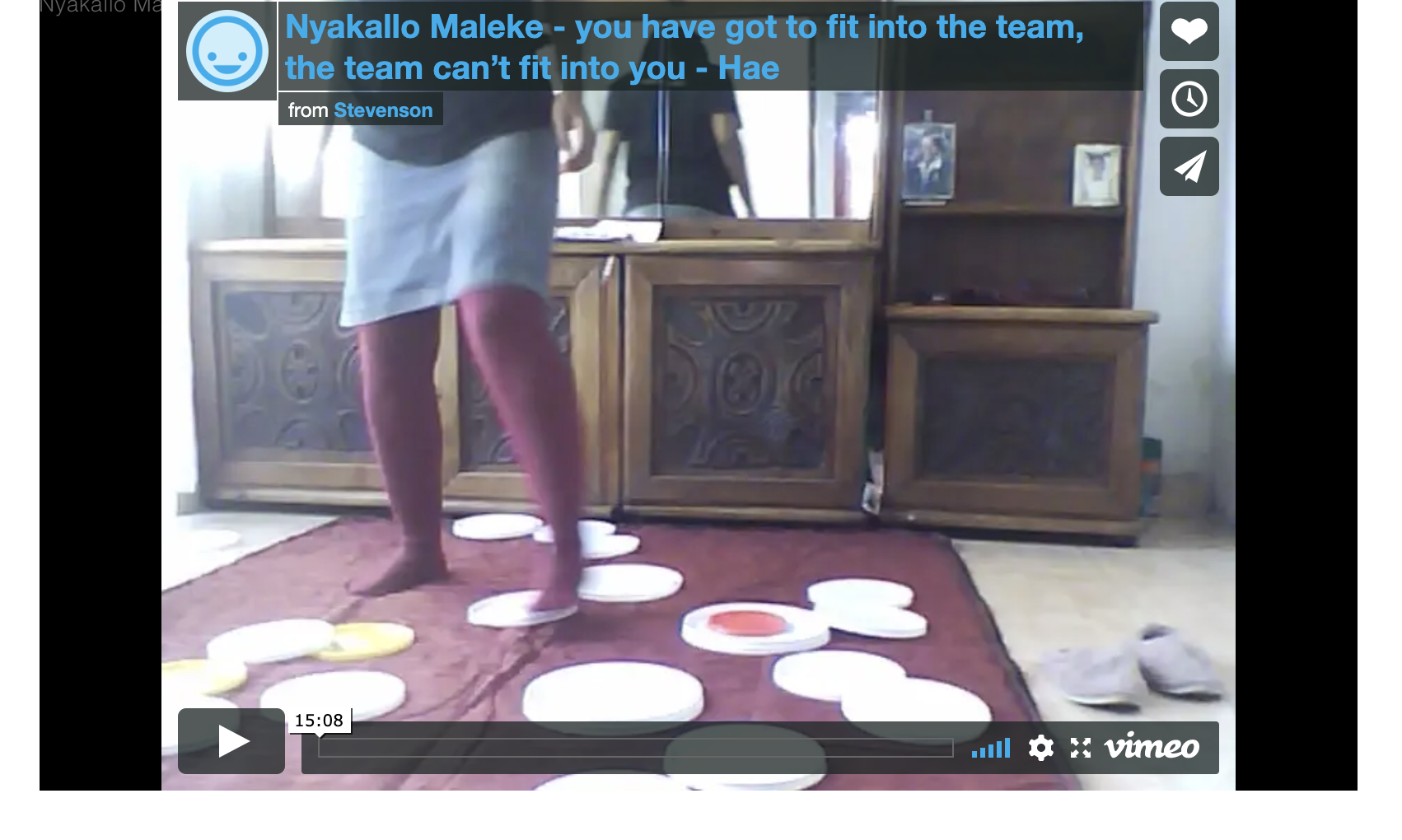 "you have to fit into the team the team may not fit into you (2017) screenshot of still