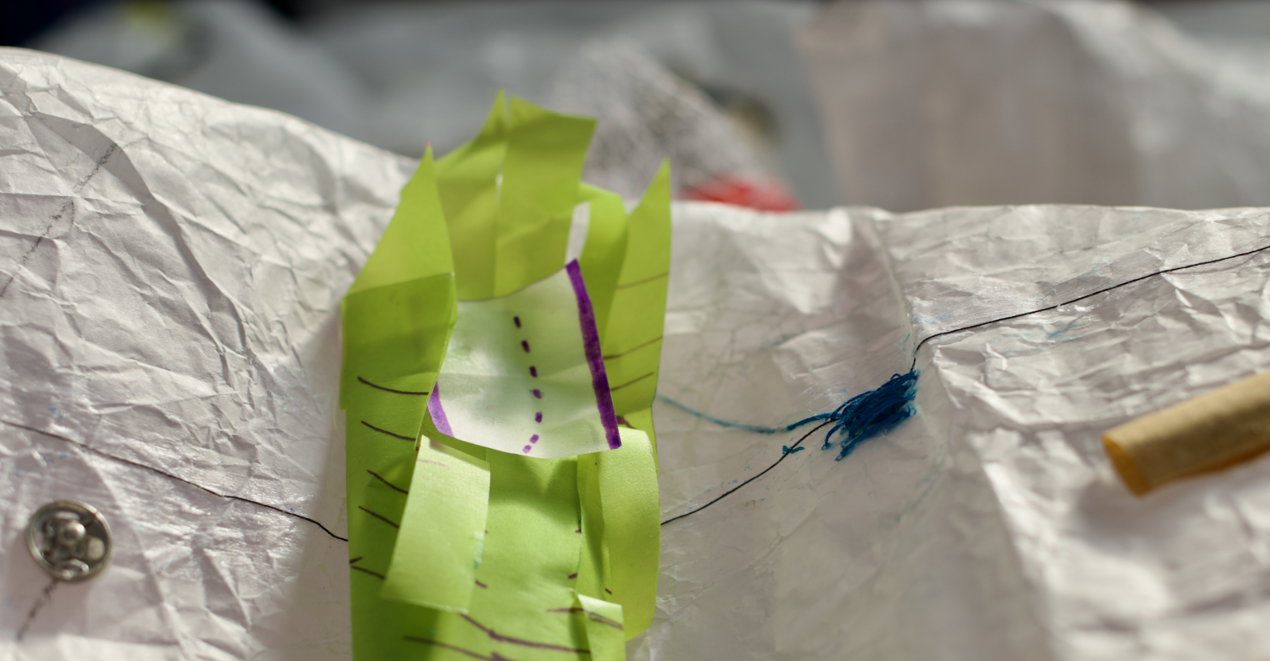 detail of a long drawing (2025)