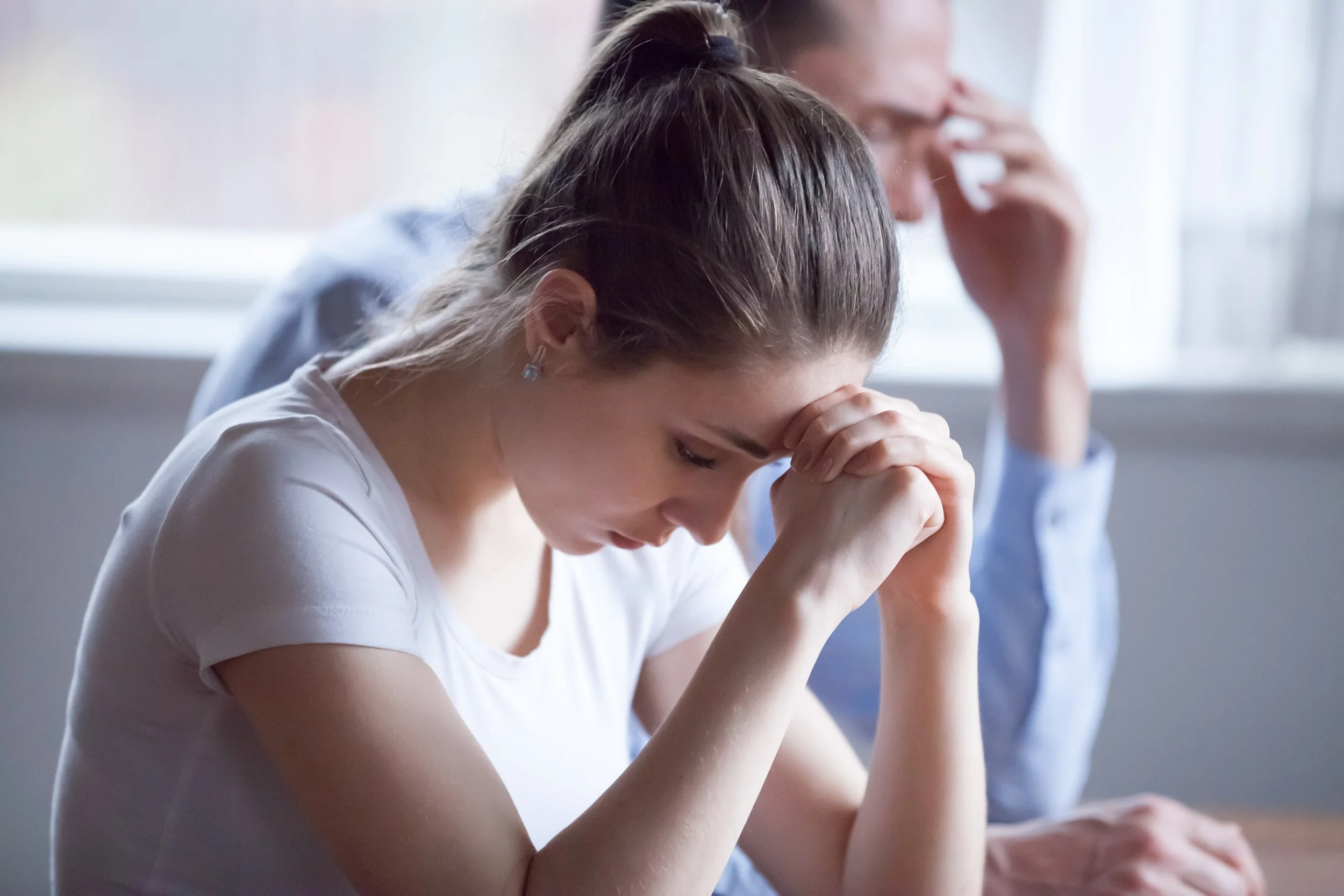 A women needing coping strategies to deal with addiction.