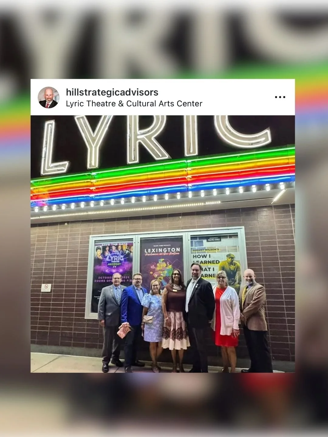 &quot;It was an honor to join the Bluegrass Realtors at the premiere of Black Yarn Inc.'s documentary film Lexington: Resilience in the Redline.&quot;

-Hill Strategic Advisors