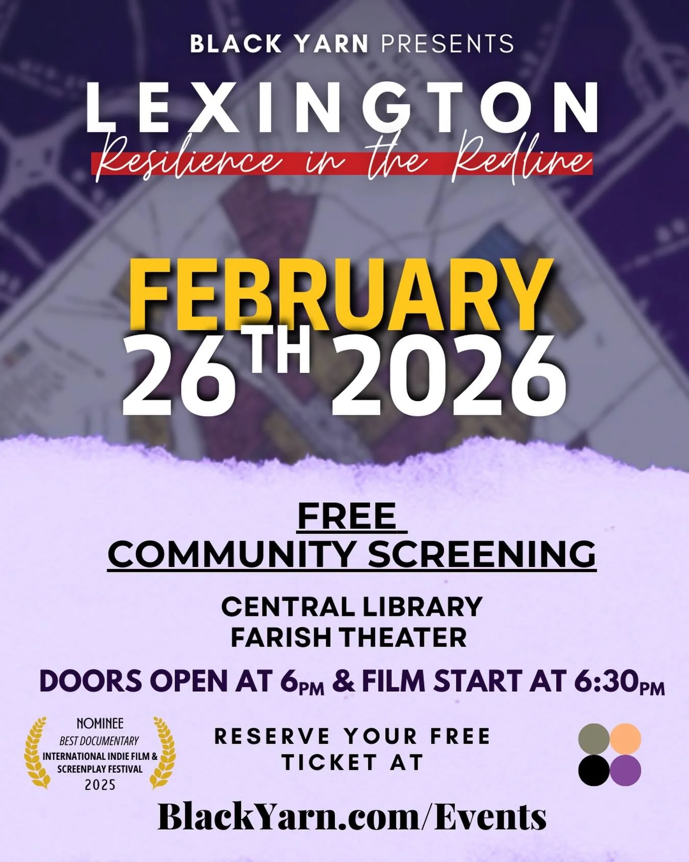 Join us for our next #free community screening! Reserve your seat by clicking link in bio!