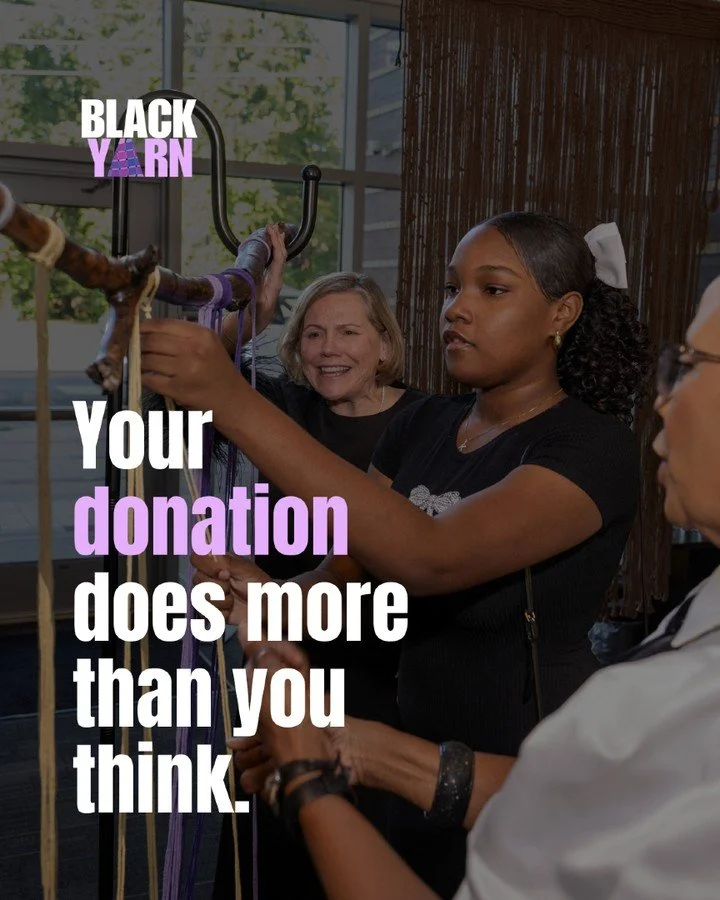 A donation to Black Yarn isn&rsquo;t just a number.

It&rsquo;s community conversations.
It&rsquo;s educational events.
It&rsquo;s preserving stories that deserve to be heard and remembered.

Every contribution helps us continue building spaces where