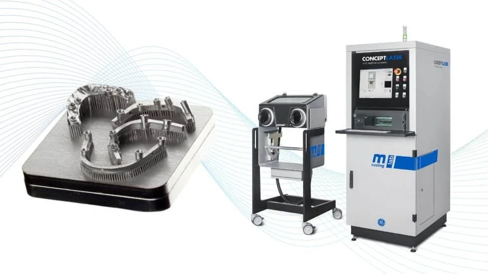 Concept laser SLM technology for the dental laboratory to print implant bars and dental partials
