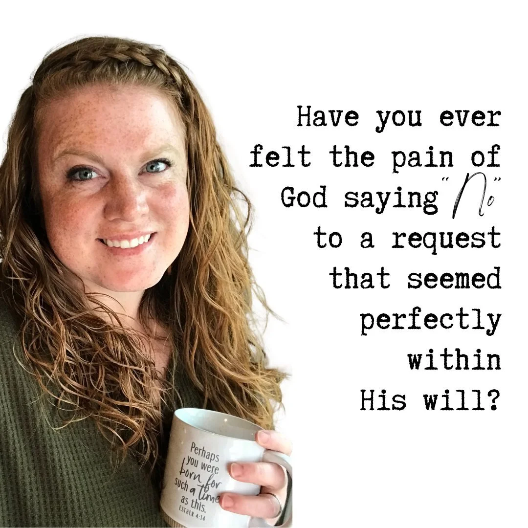There is a very specific kind of pain that comes when God says &ldquo;no&rdquo; to something that seemed completely aligned with His will.

Not a selfish prayer. Not something reckless. Something good. 

Something you prayed over carefully and sincer