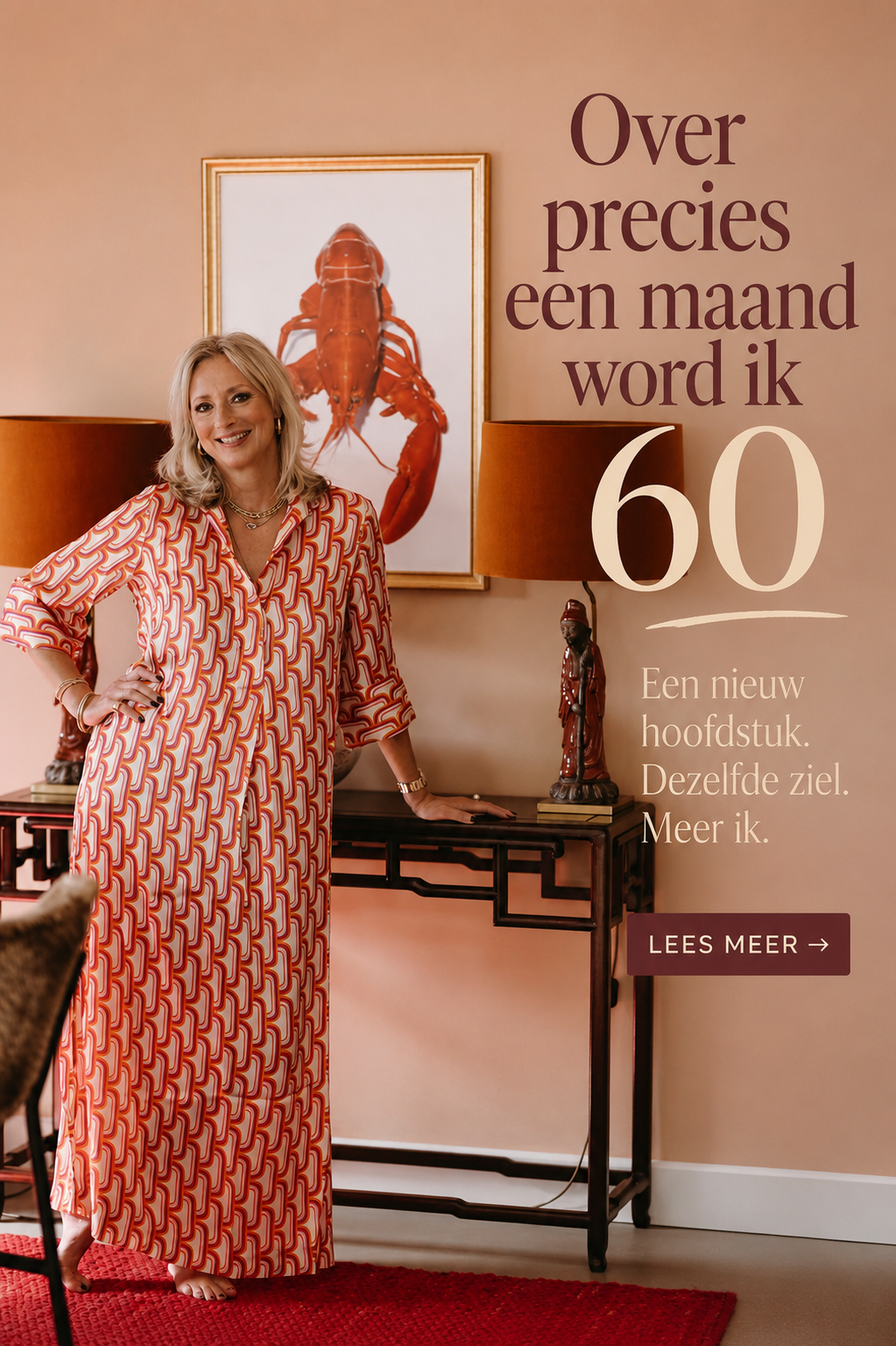 Over een maand word ik 60
