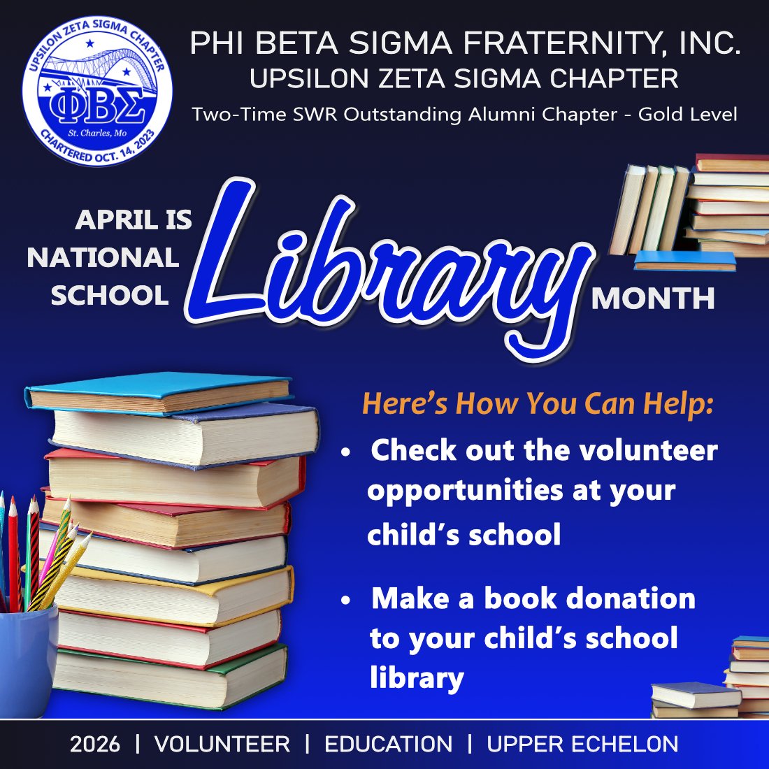 April Is National School Library Month