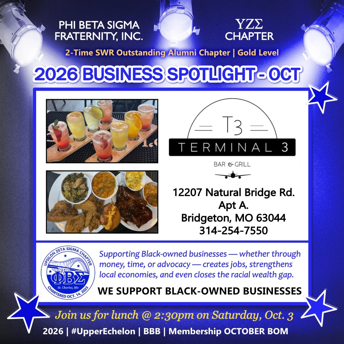 October 2026 Business of the Month &amp; Brotherly Fellowship