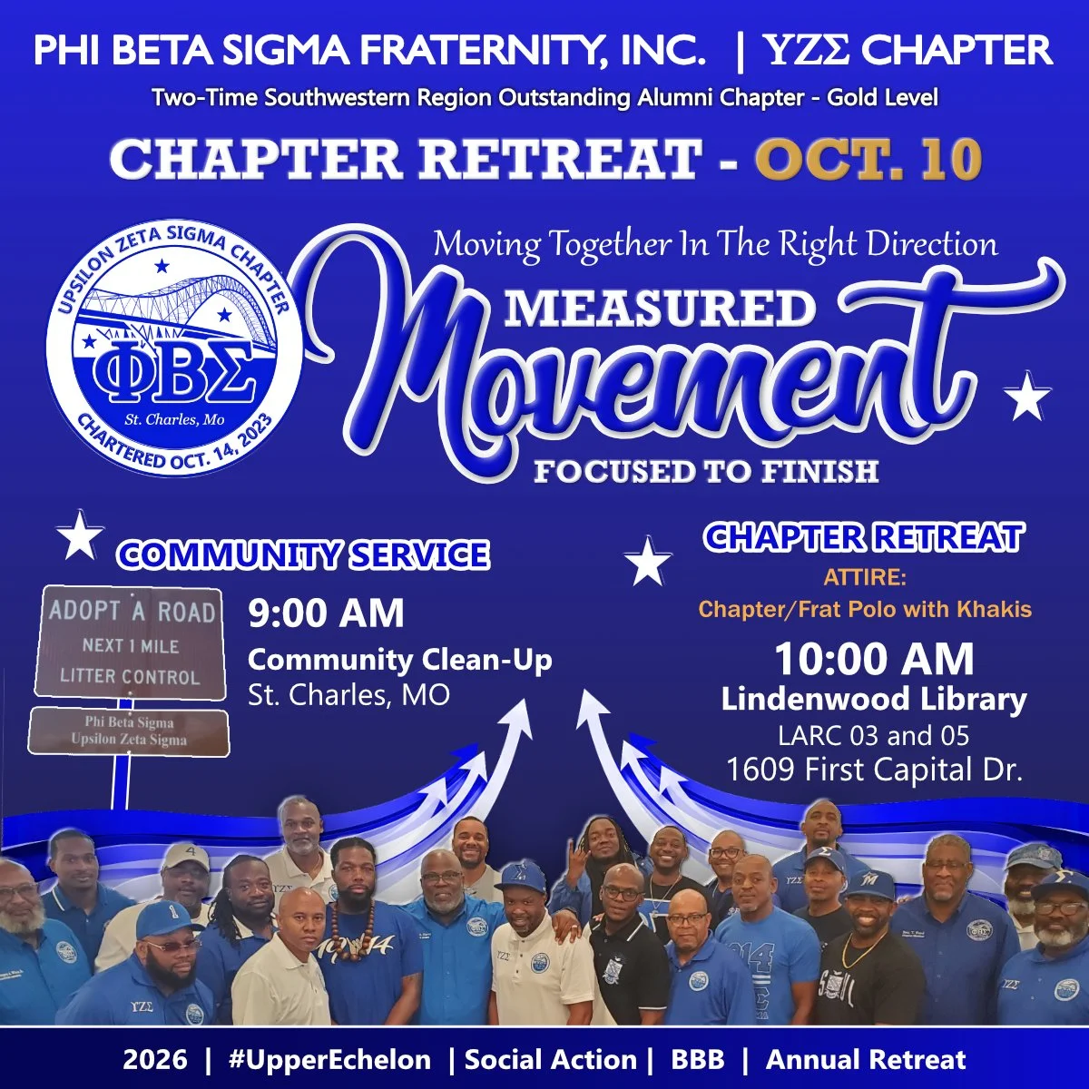 CHAPTER RETREAT: Measured Movement: Focused to Finish