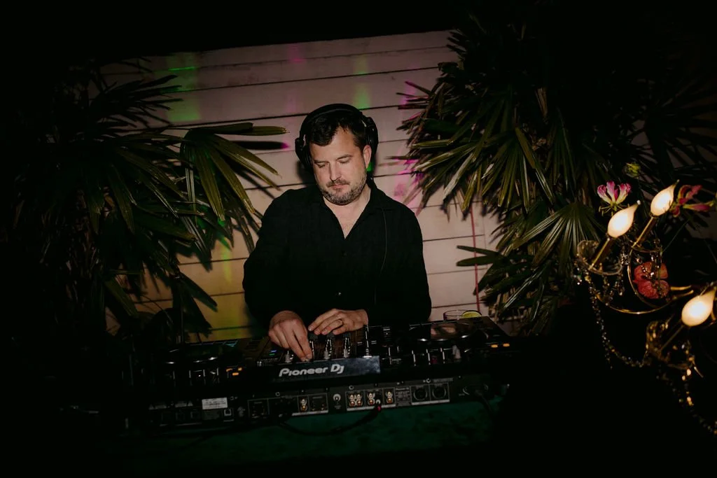 dj spinning at a party