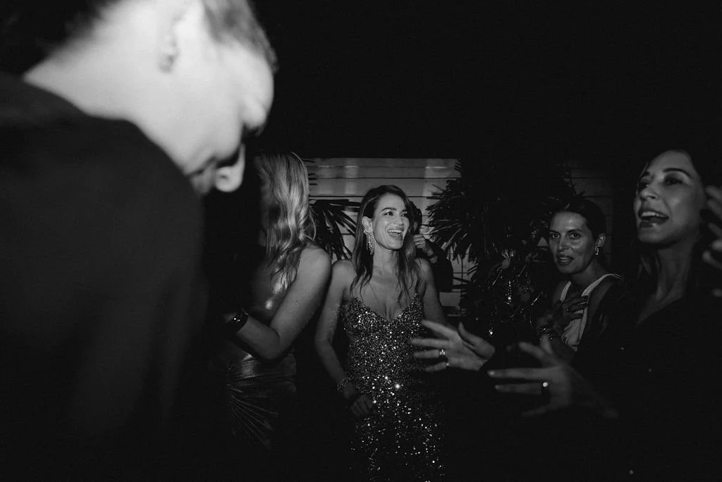 dansing and laughing