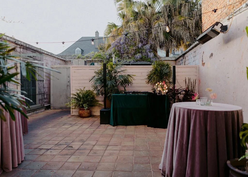 dance floor area and dj table