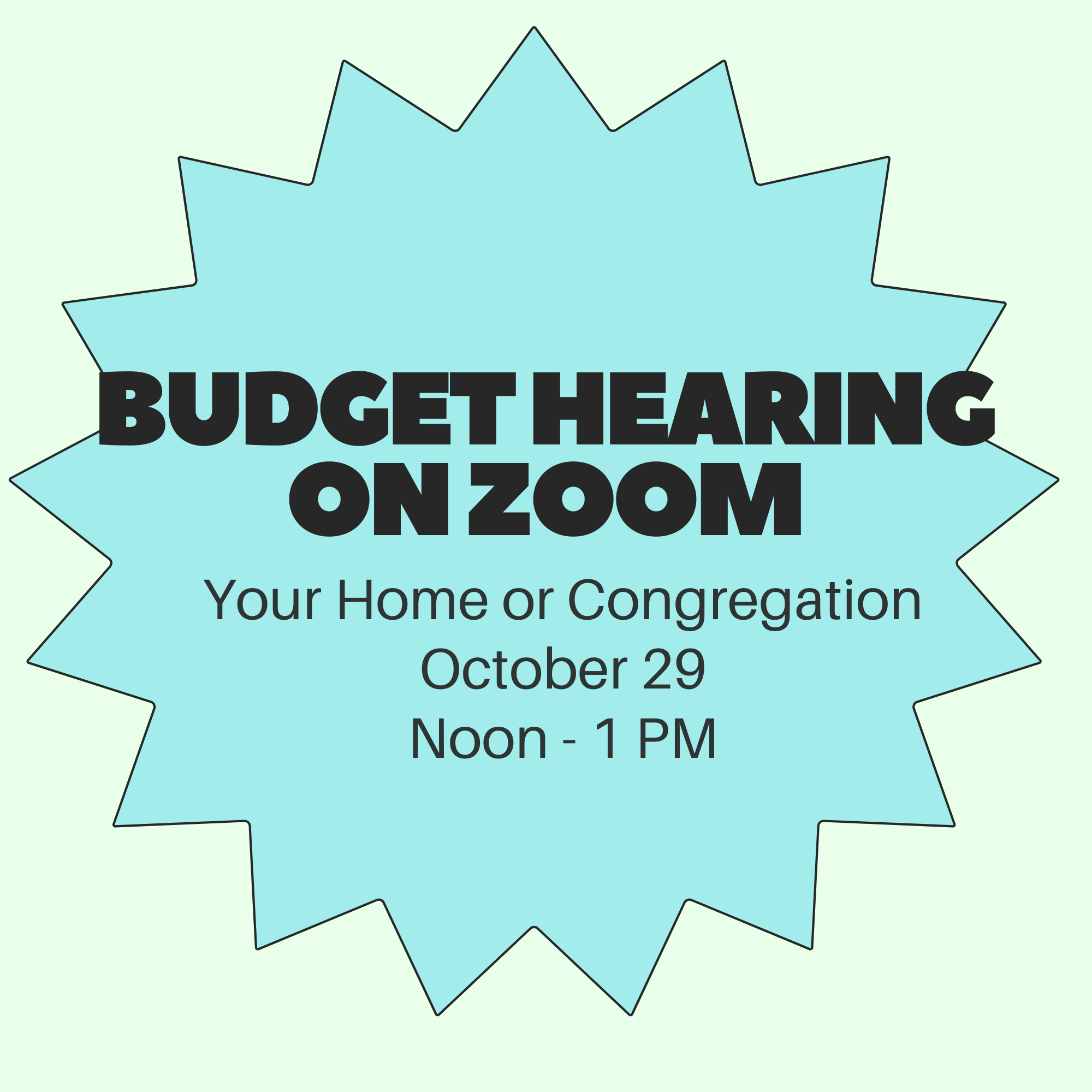 2025 Budget Hearing Meeting Option 1