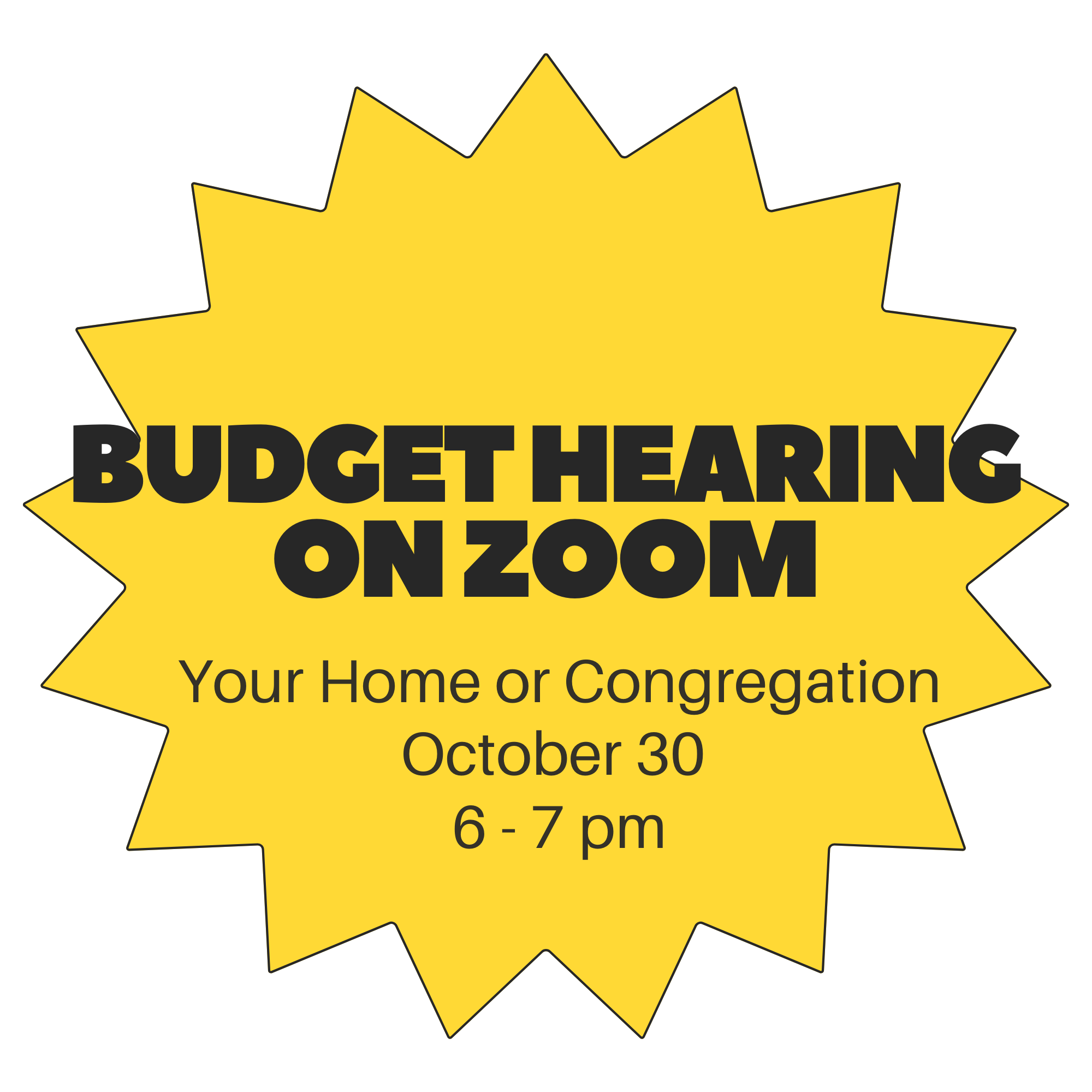 2025 Budget Hearing Meeting Option 2