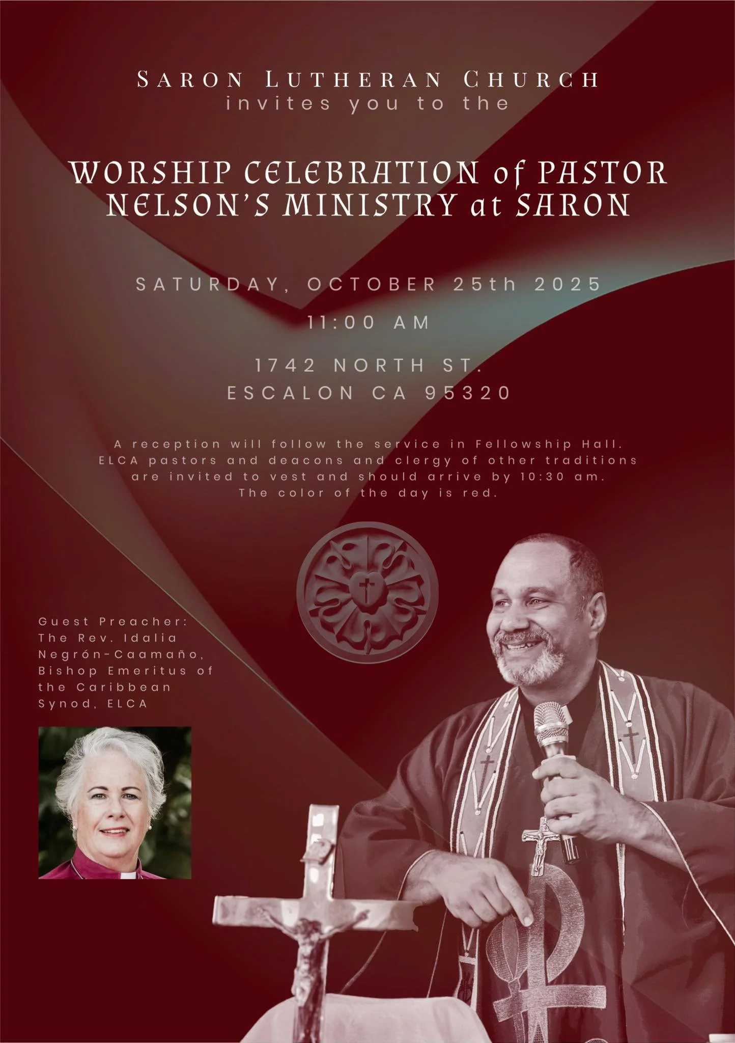 The Rev. Nelson Rabell’s Celebration at Saron Lutheran Church