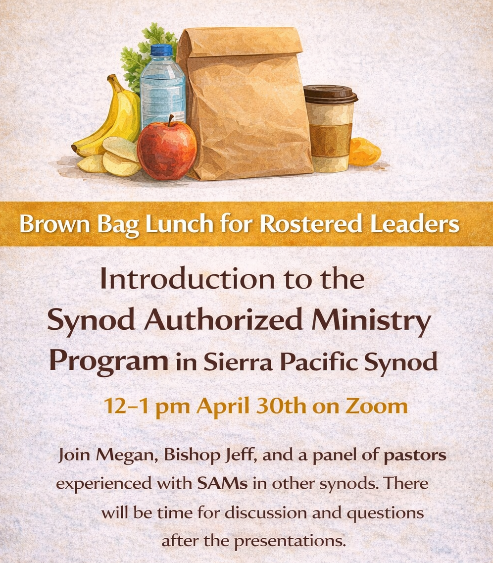 Brown Bag Lunch for Rostered Leaders: Introduction to the Synod Authorized Ministry Program