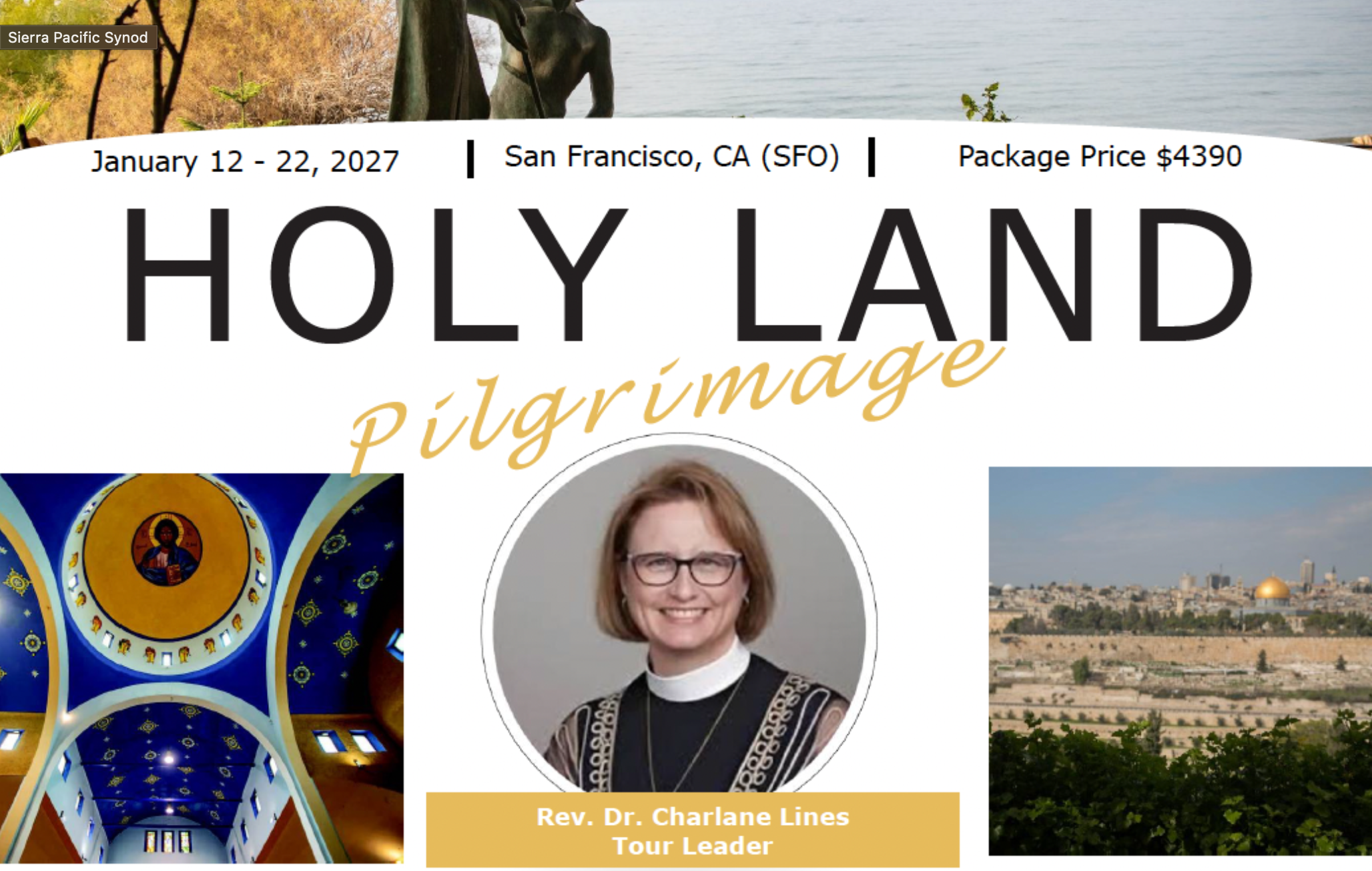 Info Session Holy Land Solidarity Trip with Pr. Charlane Lines January 2027