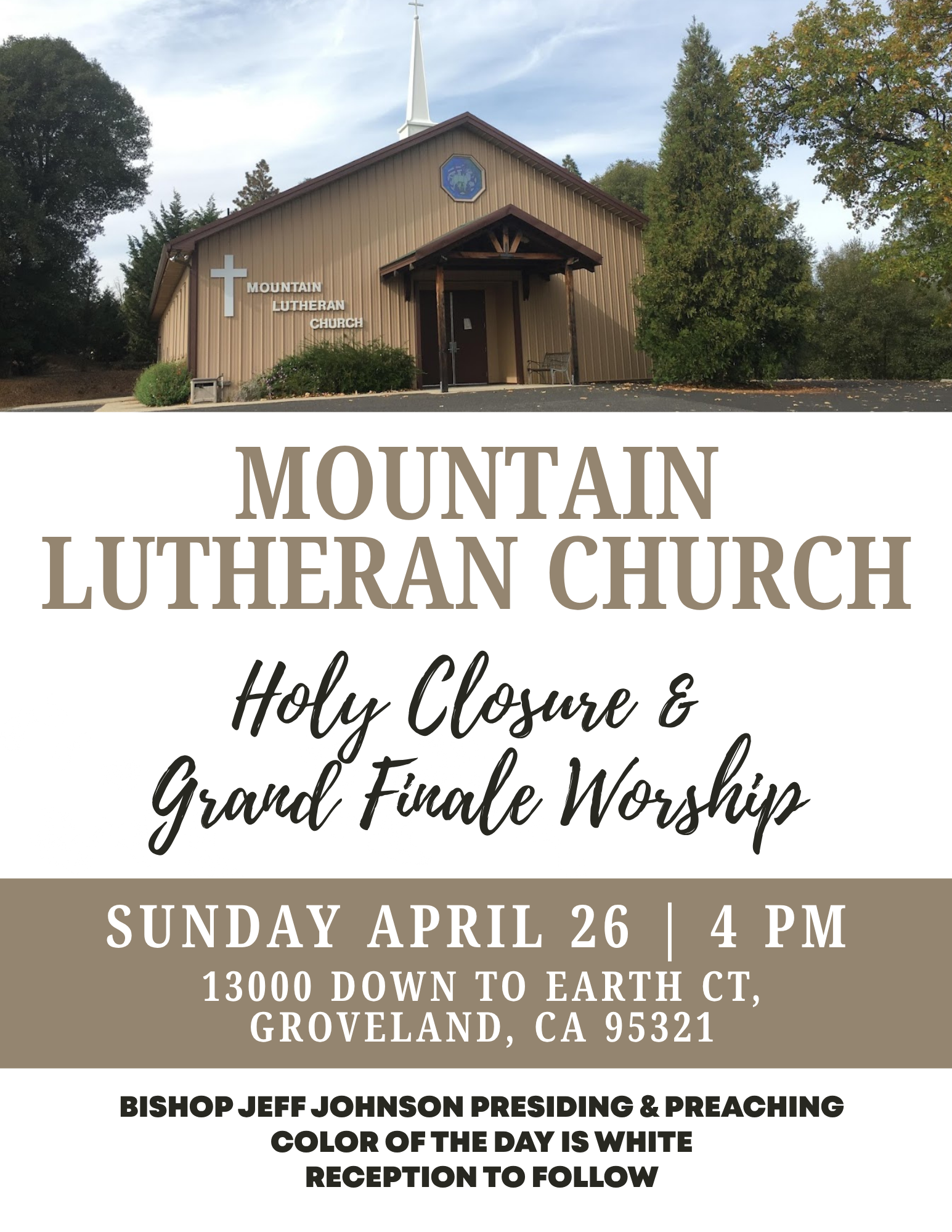 Mountain Lutheran Groveland Holy Closure