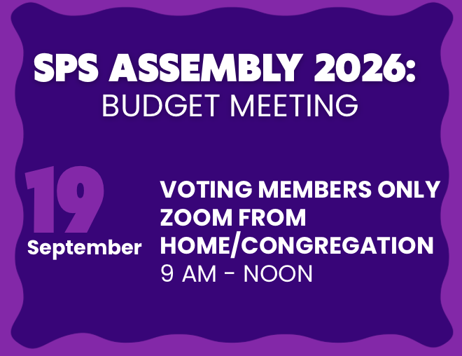 Synod Assembly Online Budget Meeting