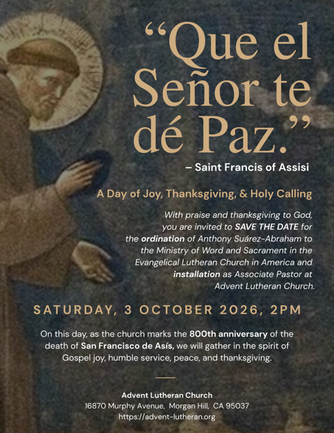 Ordination & Installation of Anthony Suárez-Abraham