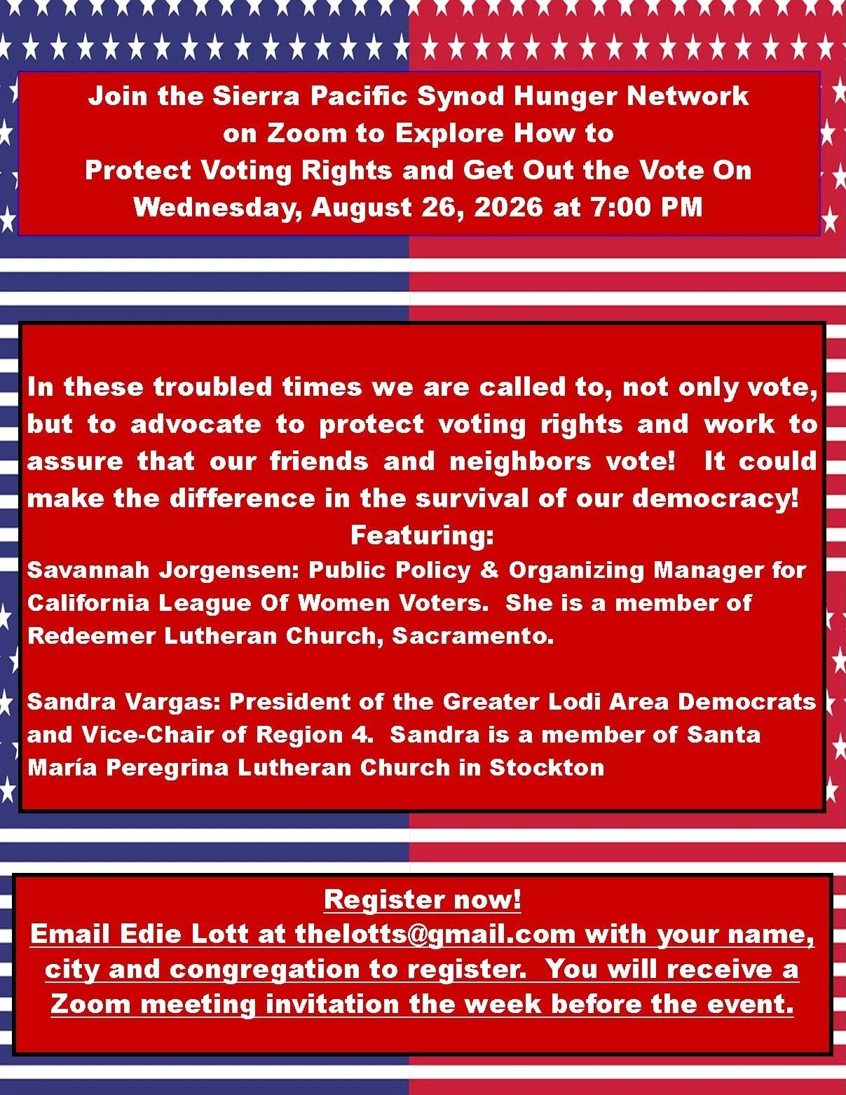 Protect Voting Rights Zoom