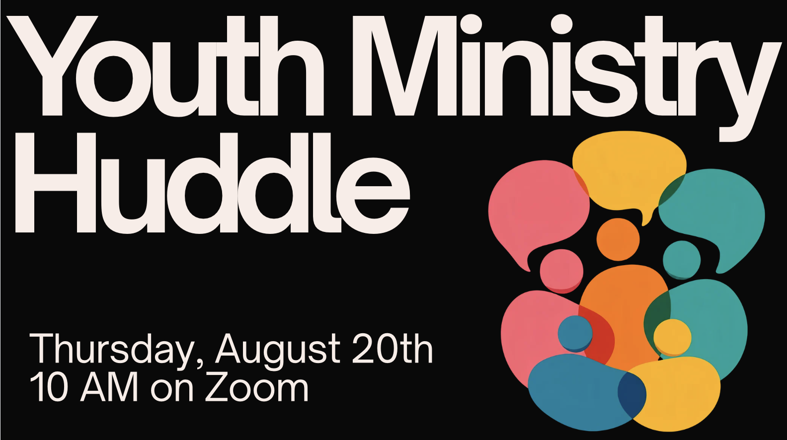 Youth Ministry Leaders Huddle