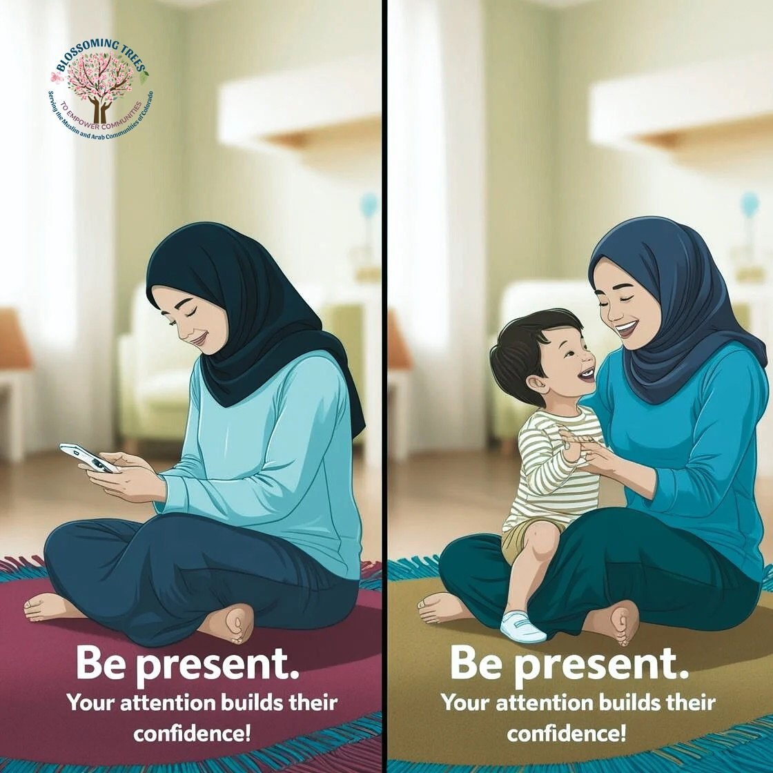 🕰️ Just 15 Minutes a Day Can Make a Big Difference! 💛 
🕰️ 15 دقيقة يوميًا رح تعمل فرقًا كبيرًا! 💛 

Parenting is busy, but taking just **15 minutes** of **attentive play** with your child each day strengthens your bond and builds their confidence
