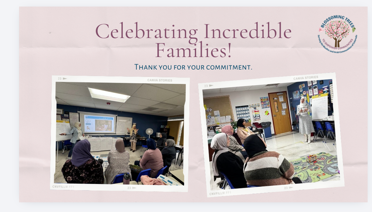 Blossoming Together - Parent Program End of Round Celebration