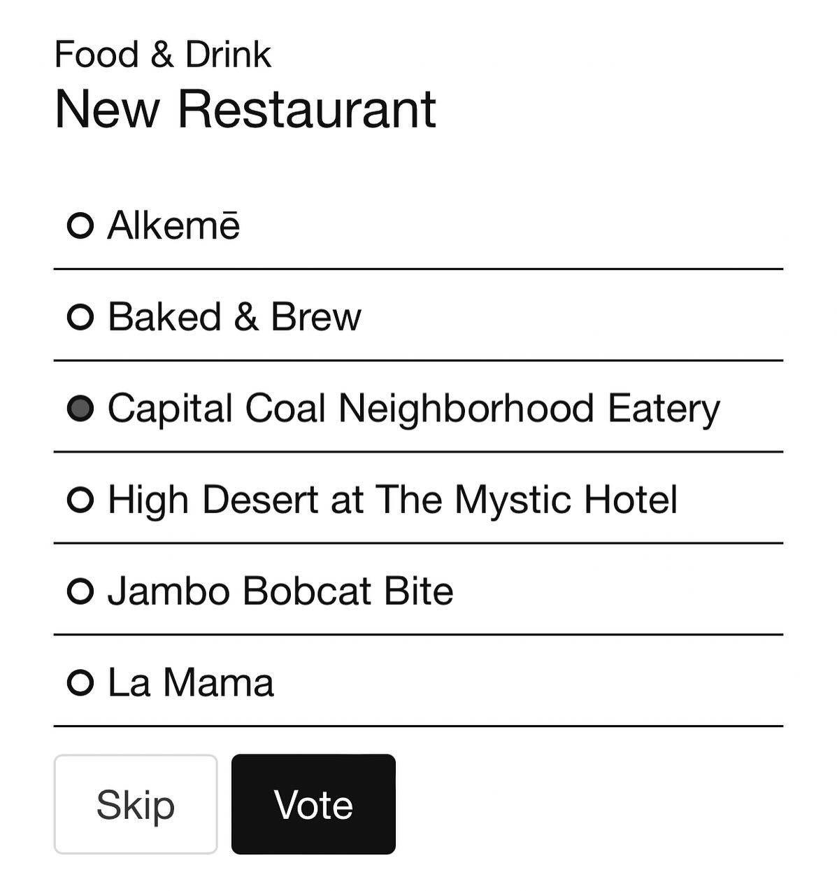 Hello SF!  We would love your vote for best new restaurant in the SF Reporter!  Link to vote is in our bio. ❤️🙏🏻❤️