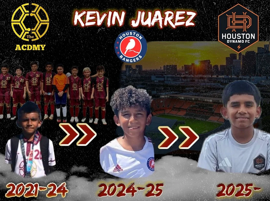We want to go ahead and highlight two players who took a different path to arrive at @dynamoacademy . After a year of hard work, growth, and commitment at the @houstonrangerssc , you&rsquo;ve earned your place at the Houston Dynamo Academy. This isn&