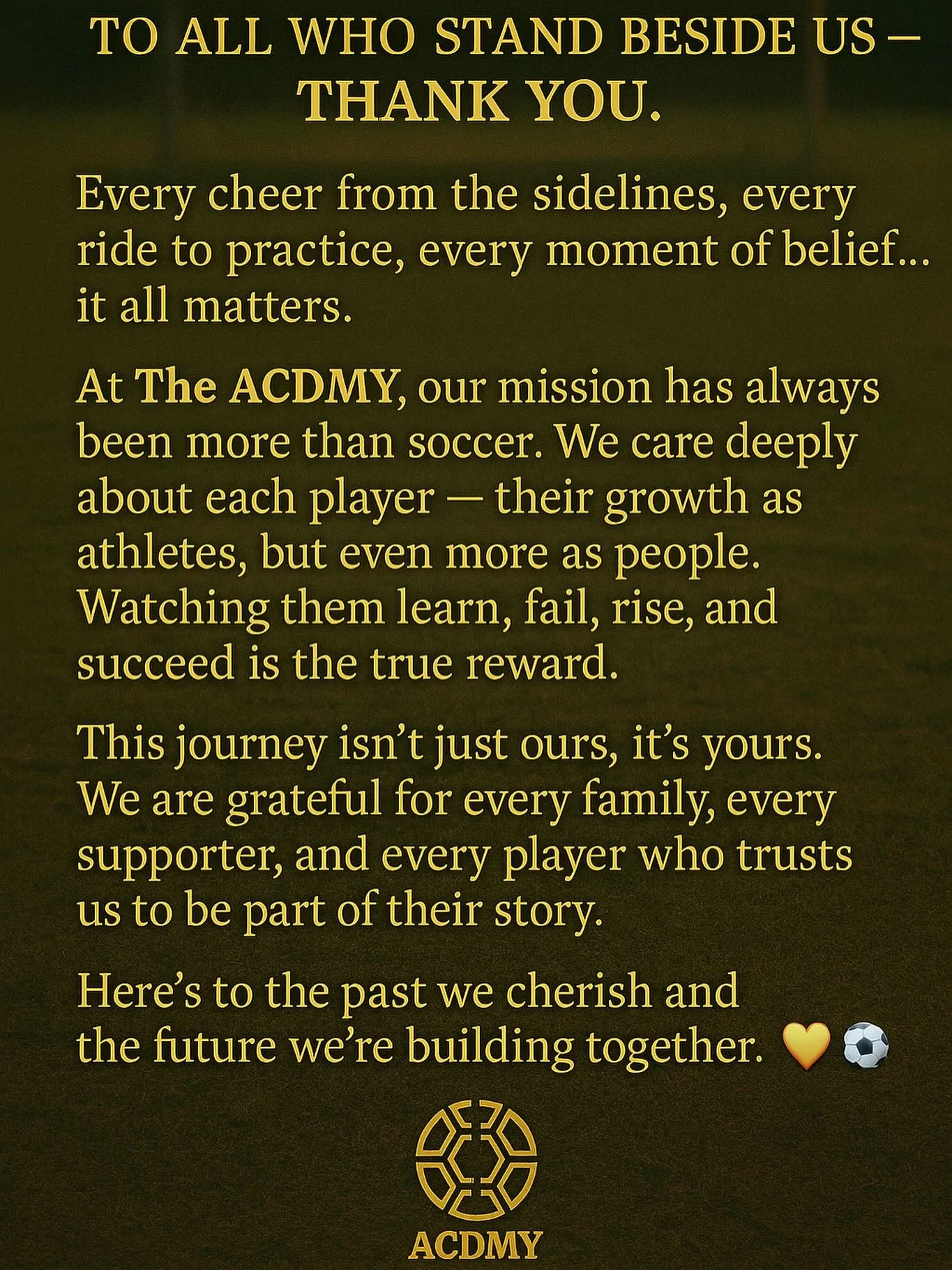 #TheACDMYFamily
