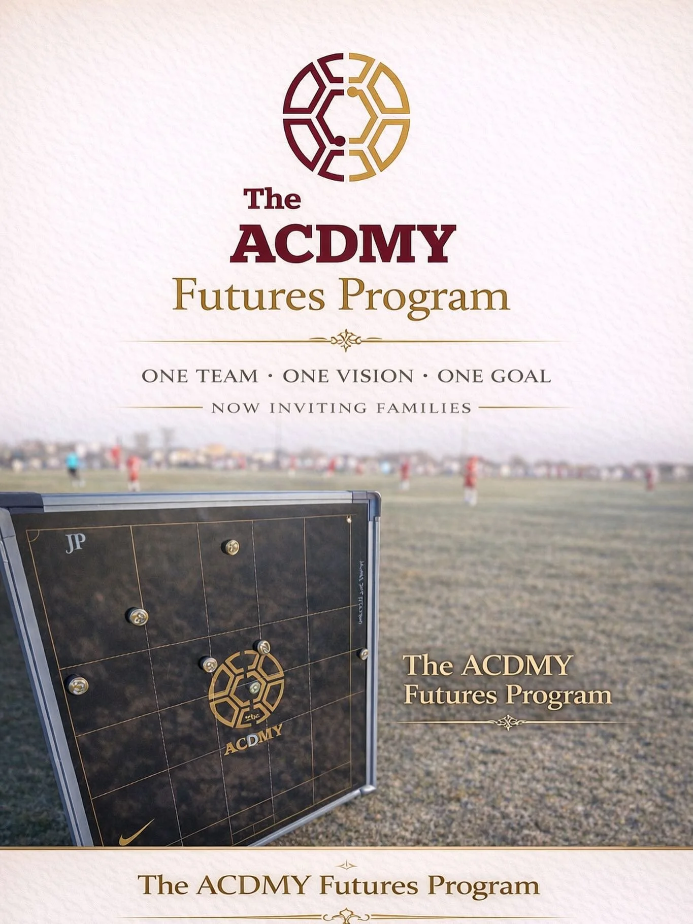 ✨ The ACDMY Futures Program ✨

MAKE EVERY KID BETTER.

Now inviting families:

⚽ 2016/2017s &mdash; New Team Forming
⚽ 2018/2019s &mdash; Few Spots Available

Is your child ready for the next step?

One Team &bull; One Vision &bull; One Goal

📩 DM u