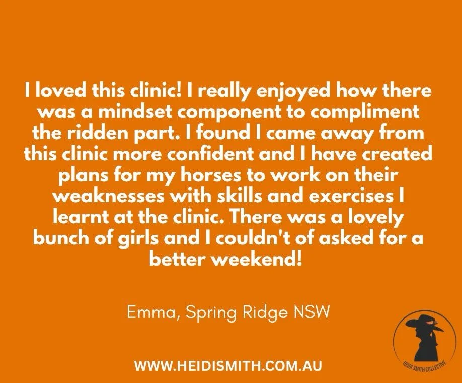This feedback just fills my heart up! Playing a small role in bringing together like minded women who want to get more from themselves, their life and their horses is the most rewarding work I&rsquo;ve ever done..plus who doesn&rsquo;t love a good la