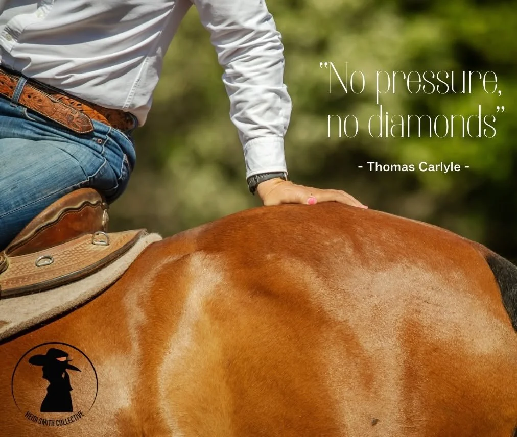 Some days are diamonds, some days are stone...But on the days that feel like all stone, remember - no pressure, no diamonds.
That doesn&rsquo;t mean running yourself into the ground or throwing the towel in. In fact it means the opposite..it means st